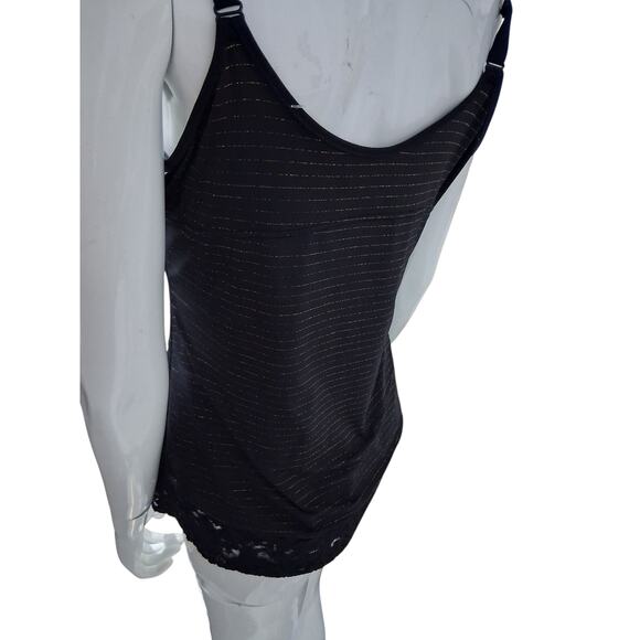 Y2K Sweet Nothings Womens Size XL Lace Metallic Whimsigoth Fairygoth Witchy Cami - Picture 5 of 10